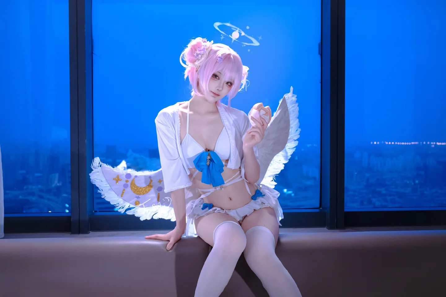 Tsuki_月隐 - 圣园未花 [16P-134MB] tg@simisebaisi 【丝足阁】014.webp